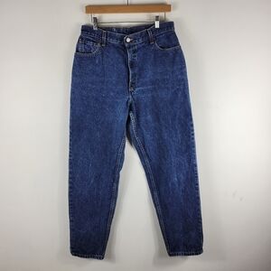 Levis 550 Vintage 90s High Waist Relaxed Fit Straight Tapered Ankle Mom Jeans